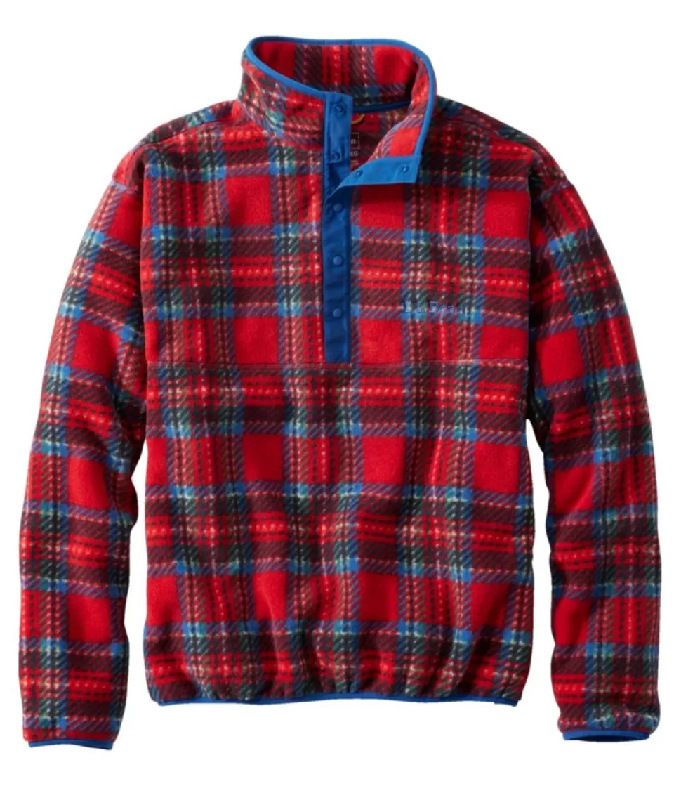 Discount "Adults' Bean's Classic Fleece Pullover, Print" Fleece | Fleece