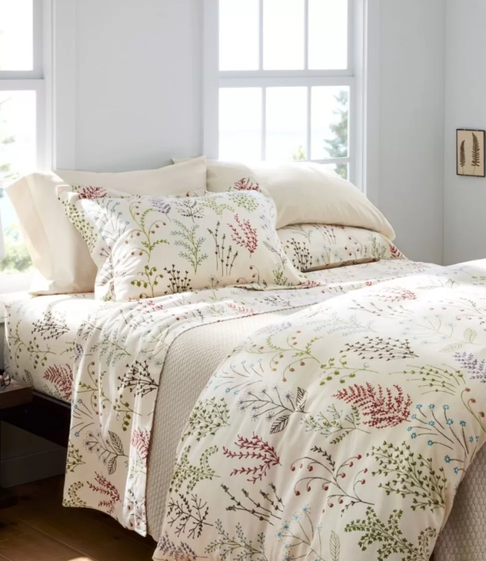 Shop "Botanical Floral Flannel Sheet Collection" Bedding