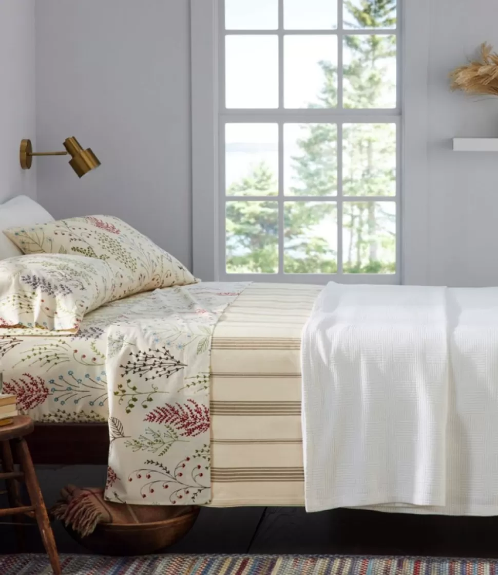 Outlet "Botanical Floral Percale Sheet Collection" Bedding