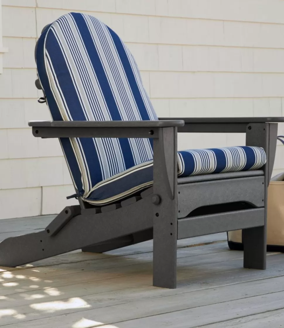 Fashion "Casco Bay Adirondack Chair Seat and Back Cushion, Stripe" Furniture | Backyard & Patio
