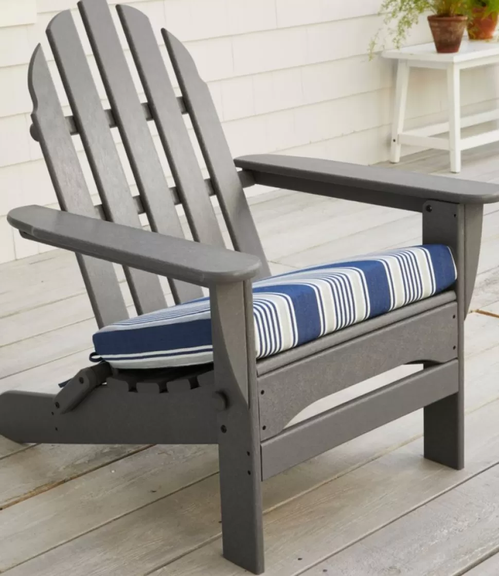Cheap "Casco Bay Adirondack Chair Seat Cushion, Stripe" Furniture | Backyard & Patio