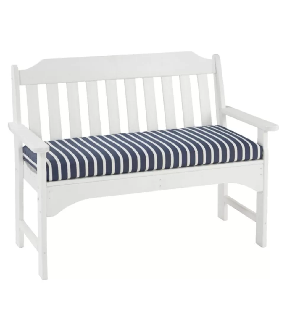 Best "Casco Bay All-Weather Bench Cushion, Stripe" Furniture | Backyard & Patio