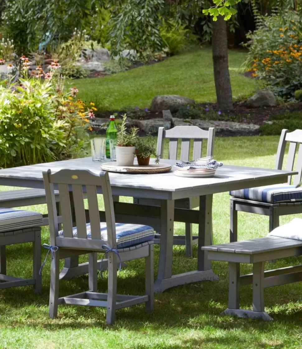 Best Sale "Casco Bay Cushion for All-Weather Armless/Folding Chair, Stripe" Furniture | Backyard & Patio