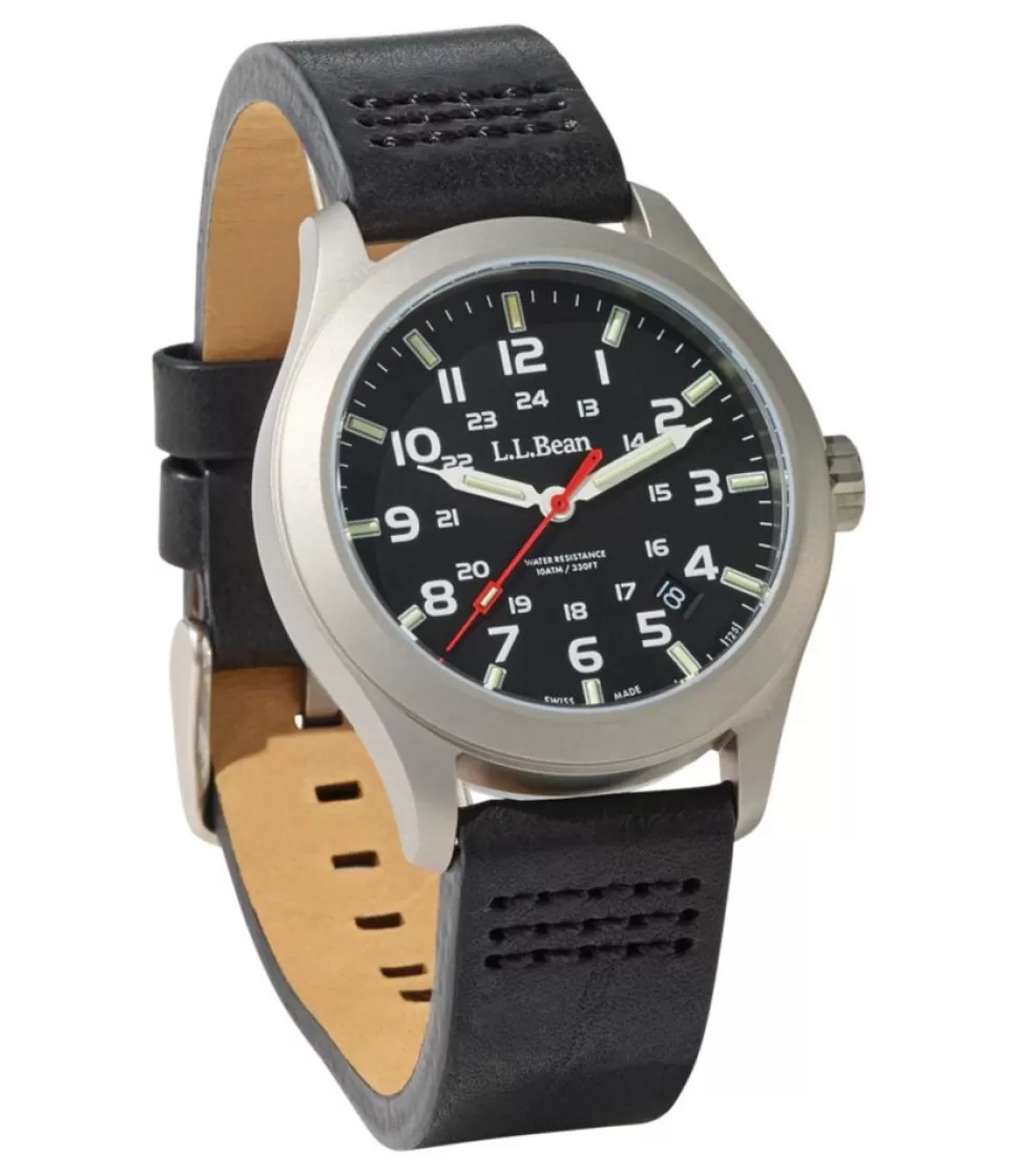 Fashion "Casco Bay Self-Illuminating Field Watch. 40mm" Outdoor Accessories