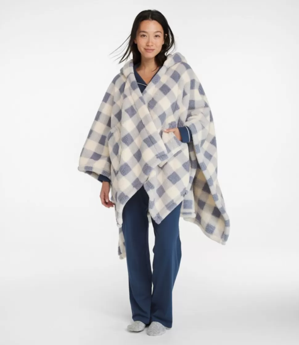 Outlet "Cozy Sherpa Wearable Throw, Plaid" Bedding | Home Decor