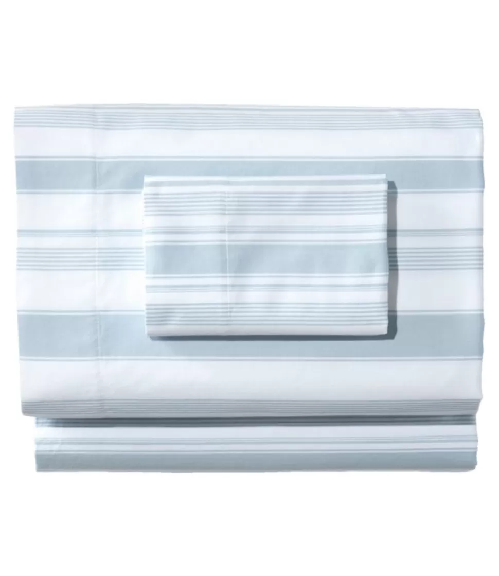 Discount "Garment Washed Sateen Sheet Collection, Stripe" Bedding
