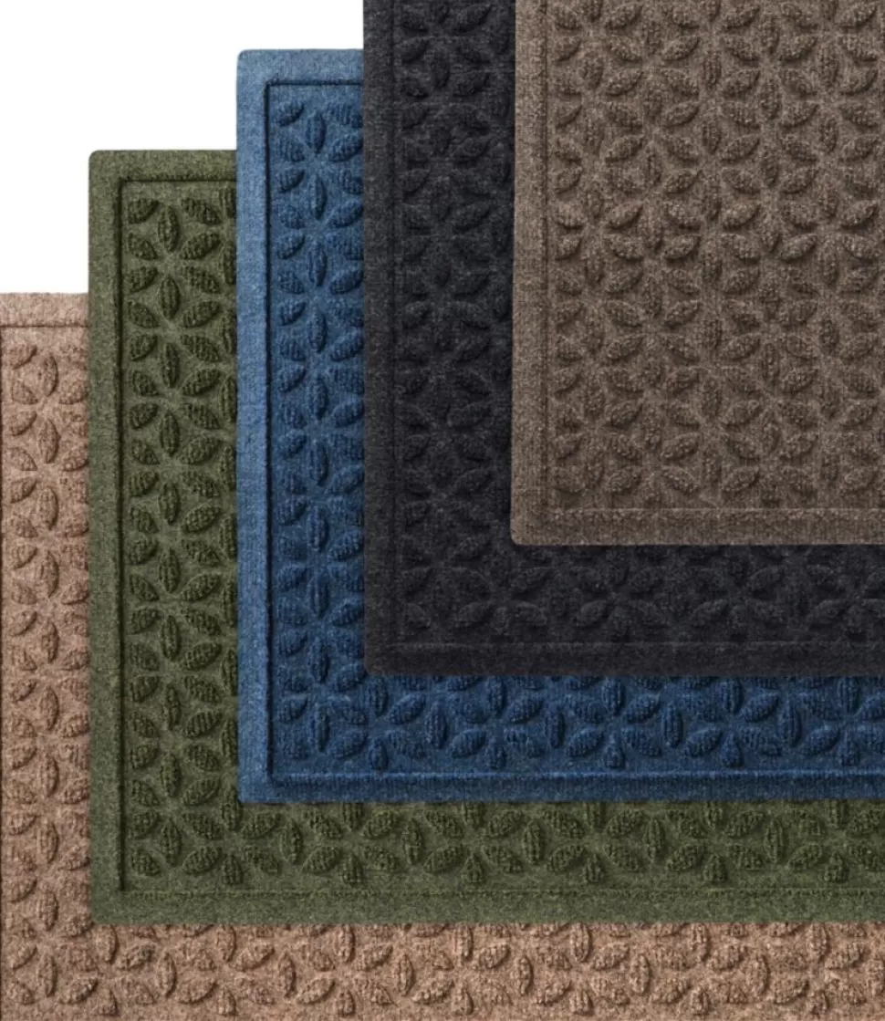 Flash Sale "Heavyweight Waterhog Mat, Stair Treads, Set of Four, Blooming Circles" Rugs & Mats