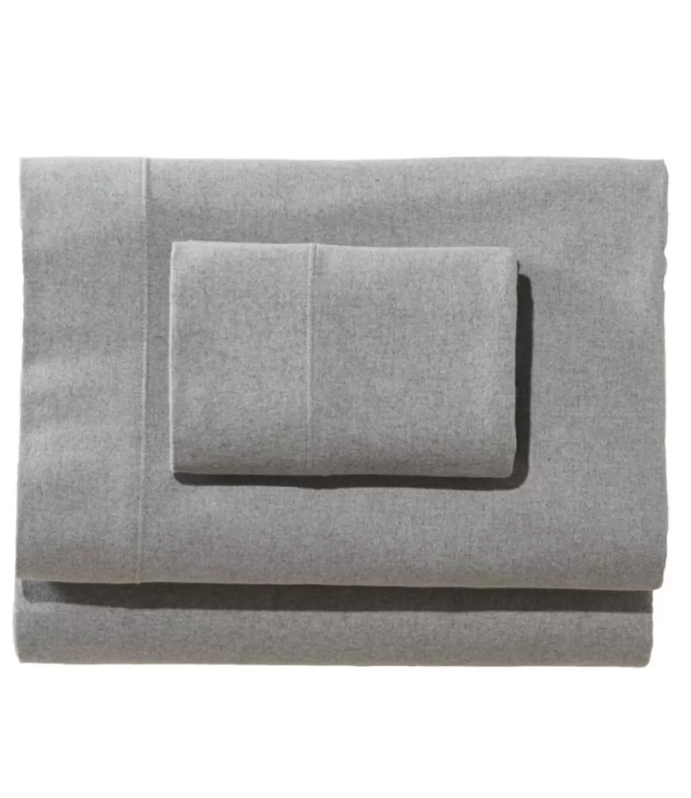 Store "Heritage Chamois Flannel Sheet Collection, Heather" Bedding