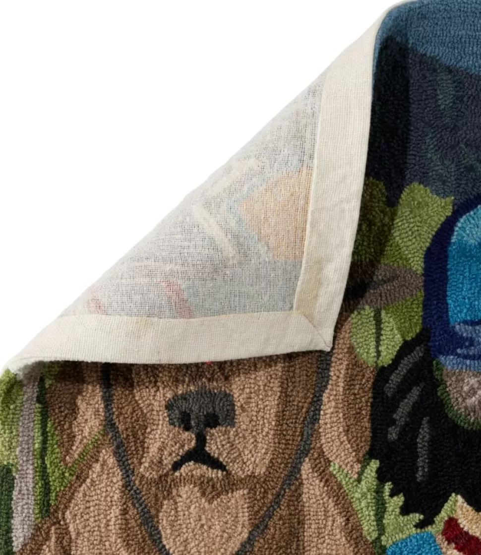Outlet "Indoor/Outdoor Vacationland Rug, Paddle Sports Dogs" Rugs & Mats | Backyard & Patio