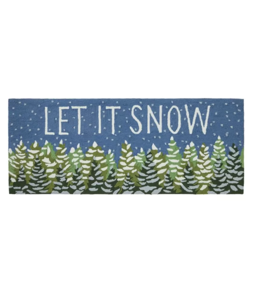 Cheap "Indoor/Outdoor Vacationland Runner, Frosted Trees" Rugs & Mats | Backyard & Patio
