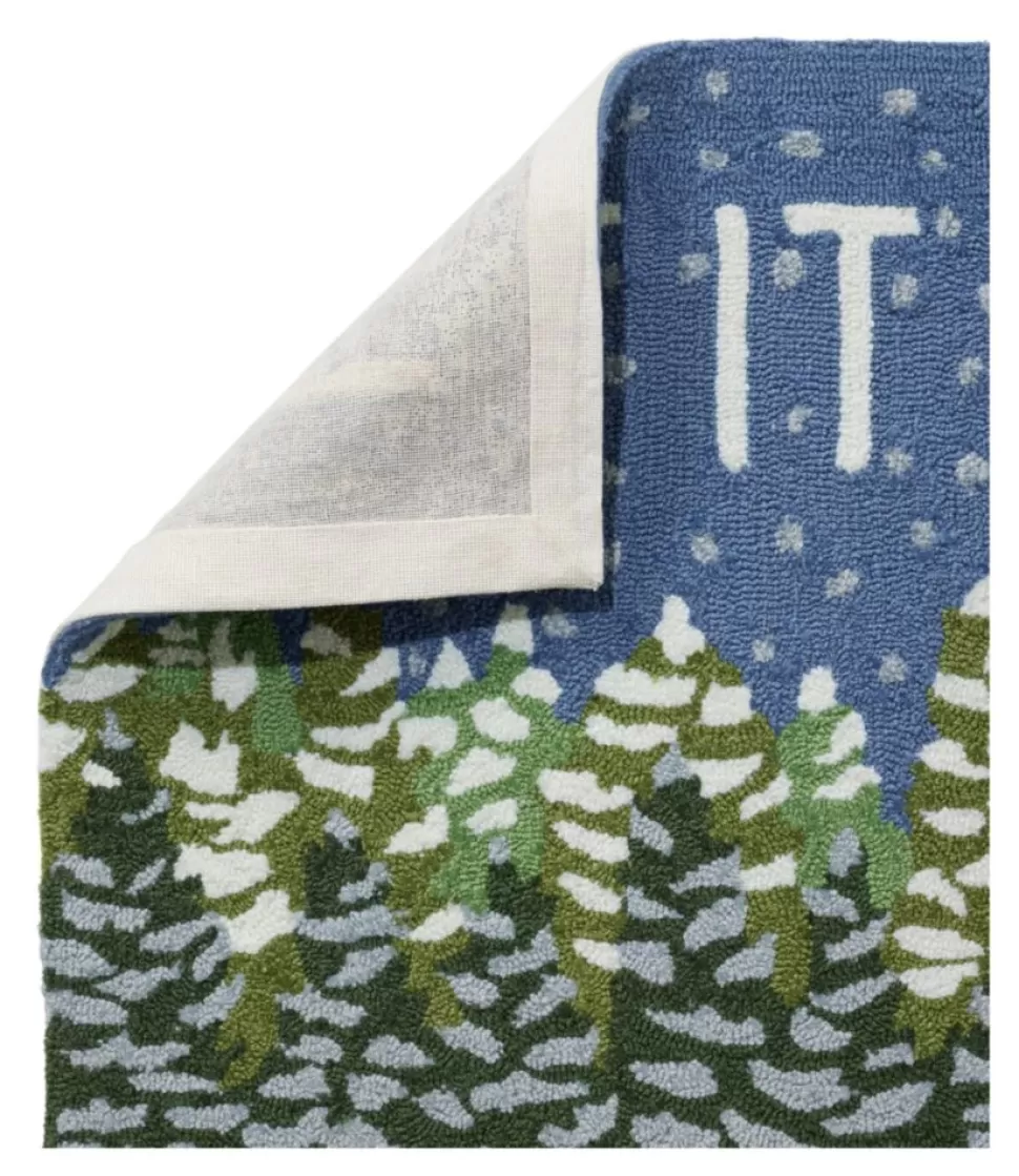 Cheap "Indoor/Outdoor Vacationland Runner, Frosted Trees" Rugs & Mats | Backyard & Patio