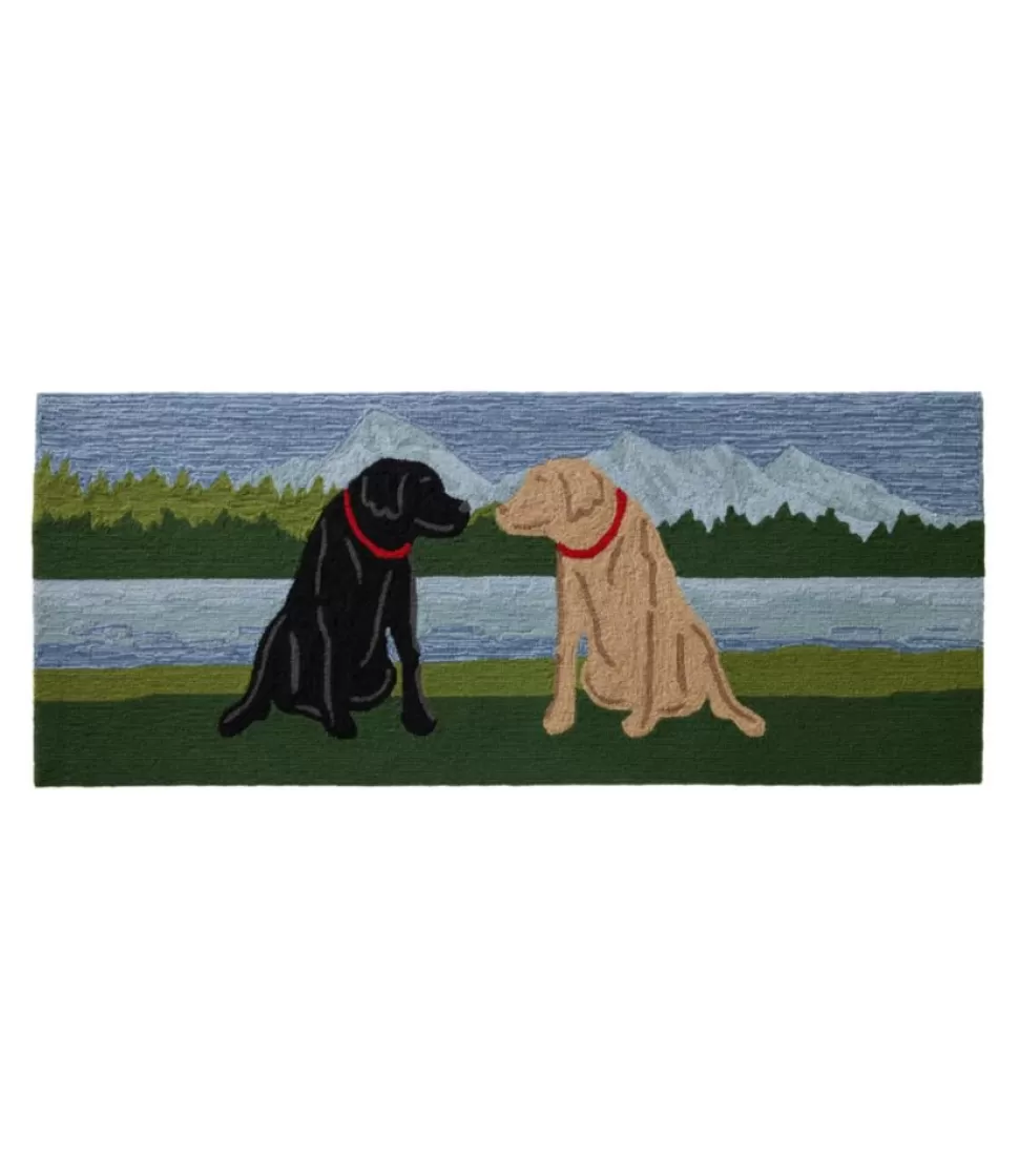 Best "Indoor/Outdoor Vacationland Runner, Mountain Dogs" Rugs & Mats | Backyard & Patio
