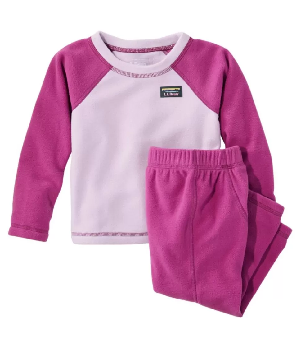 Clearance "Infants' and Toddlers' Fitness Fleece Long-Sleeve Tee/Pants Set, Colorblock" Kids Bottoms | Toddler & Baby