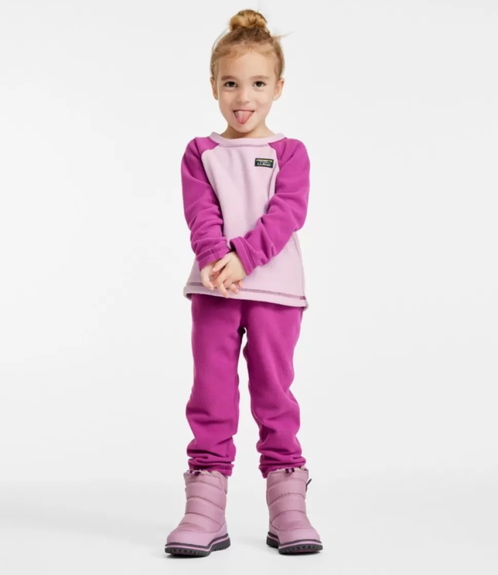 Clearance "Infants' and Toddlers' Fitness Fleece Long-Sleeve Tee/Pants Set, Colorblock" Kids Bottoms | Toddler & Baby