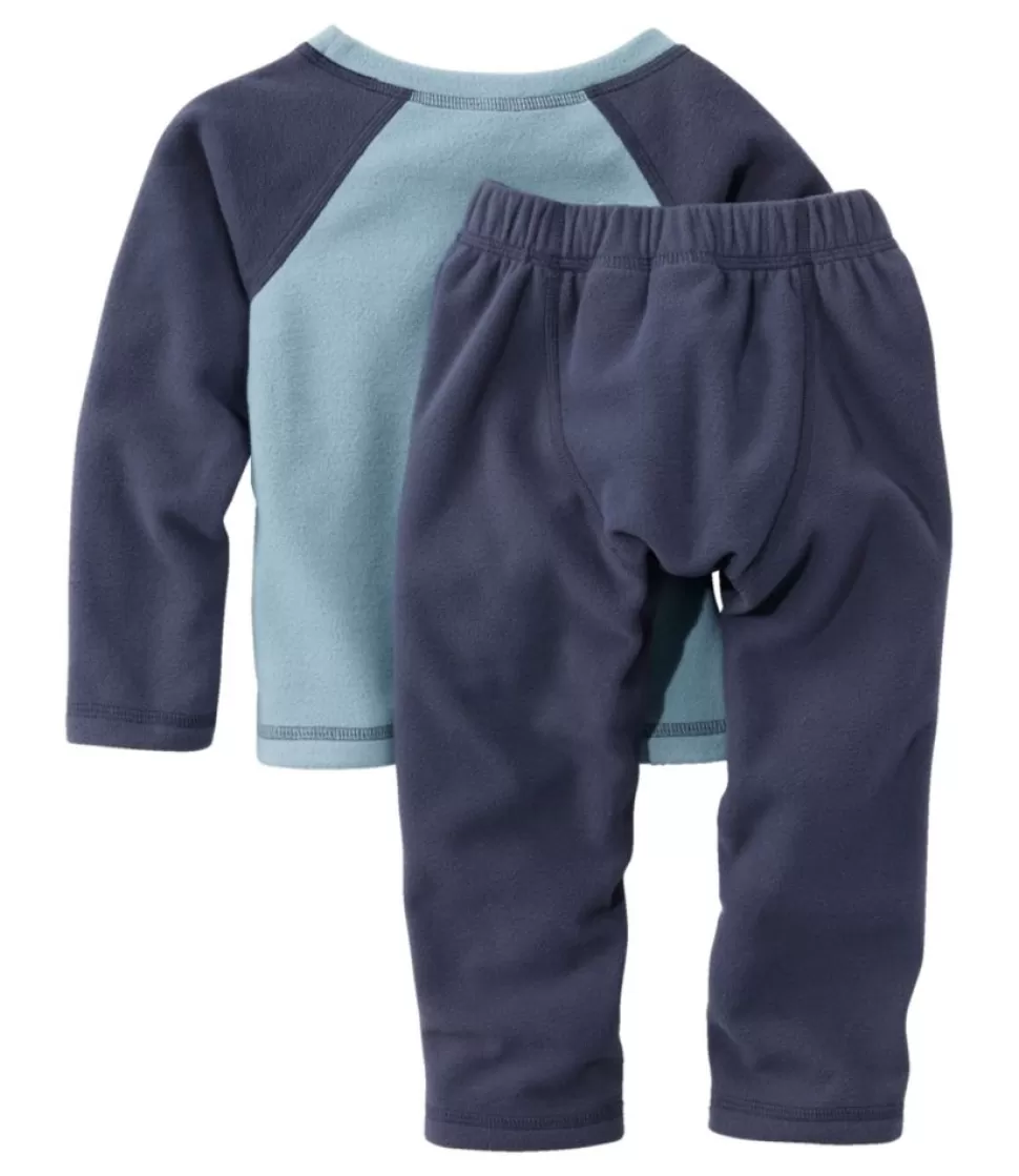 Clearance "Infants' and Toddlers' Fitness Fleece Long-Sleeve Tee/Pants Set, Colorblock" Kids Bottoms | Toddler & Baby