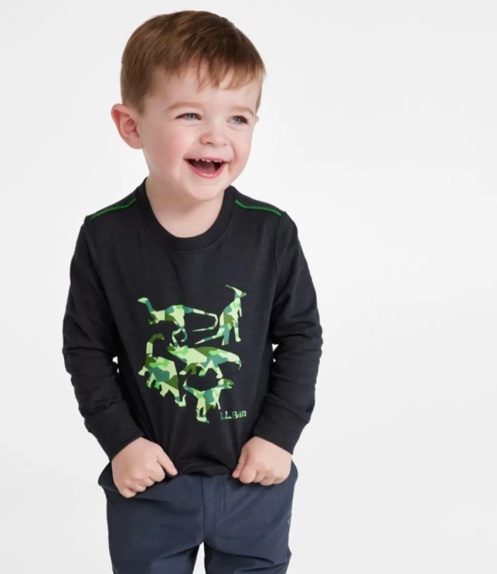 New "Infants' and Toddlers' Graphic Tee, Long-Sleeve Glow-in-the-Dark" Kids Tops | Toddler & Baby