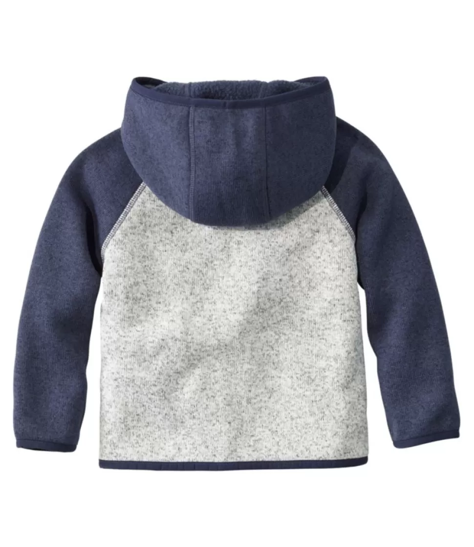 New "Infants' and Toddlers' Sweater Fleece, Hooded Colorblock" Kids Tops | Jackets & Vests