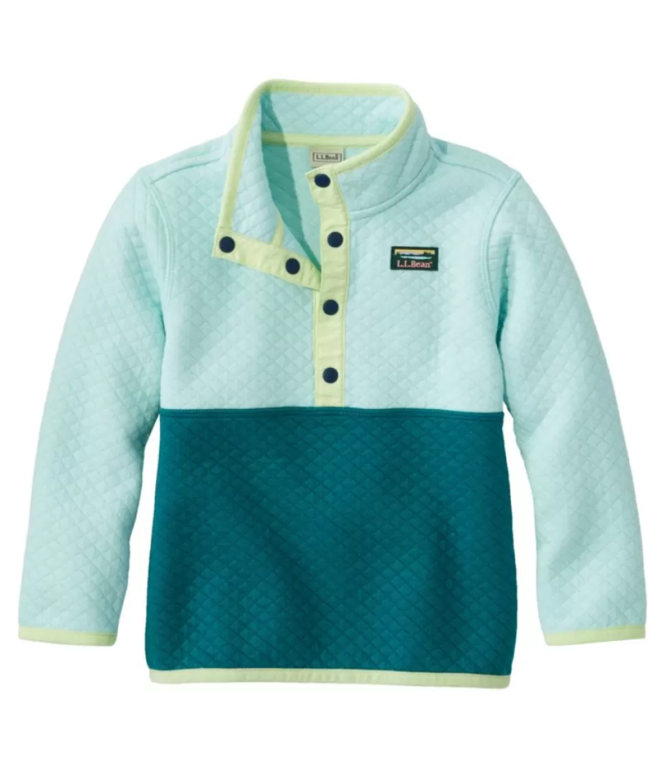 Sale "Infants' and Toddlers' Quilted Quarter-Snap Pullover, Colorblock" Kids Tops | Toddler & Baby