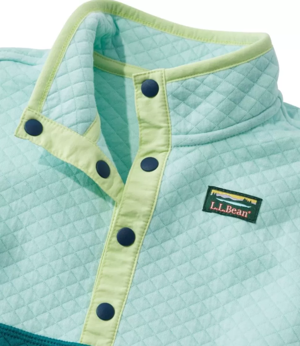 Sale "Infants' and Toddlers' Quilted Quarter-Snap Pullover, Colorblock" Kids Tops | Toddler & Baby