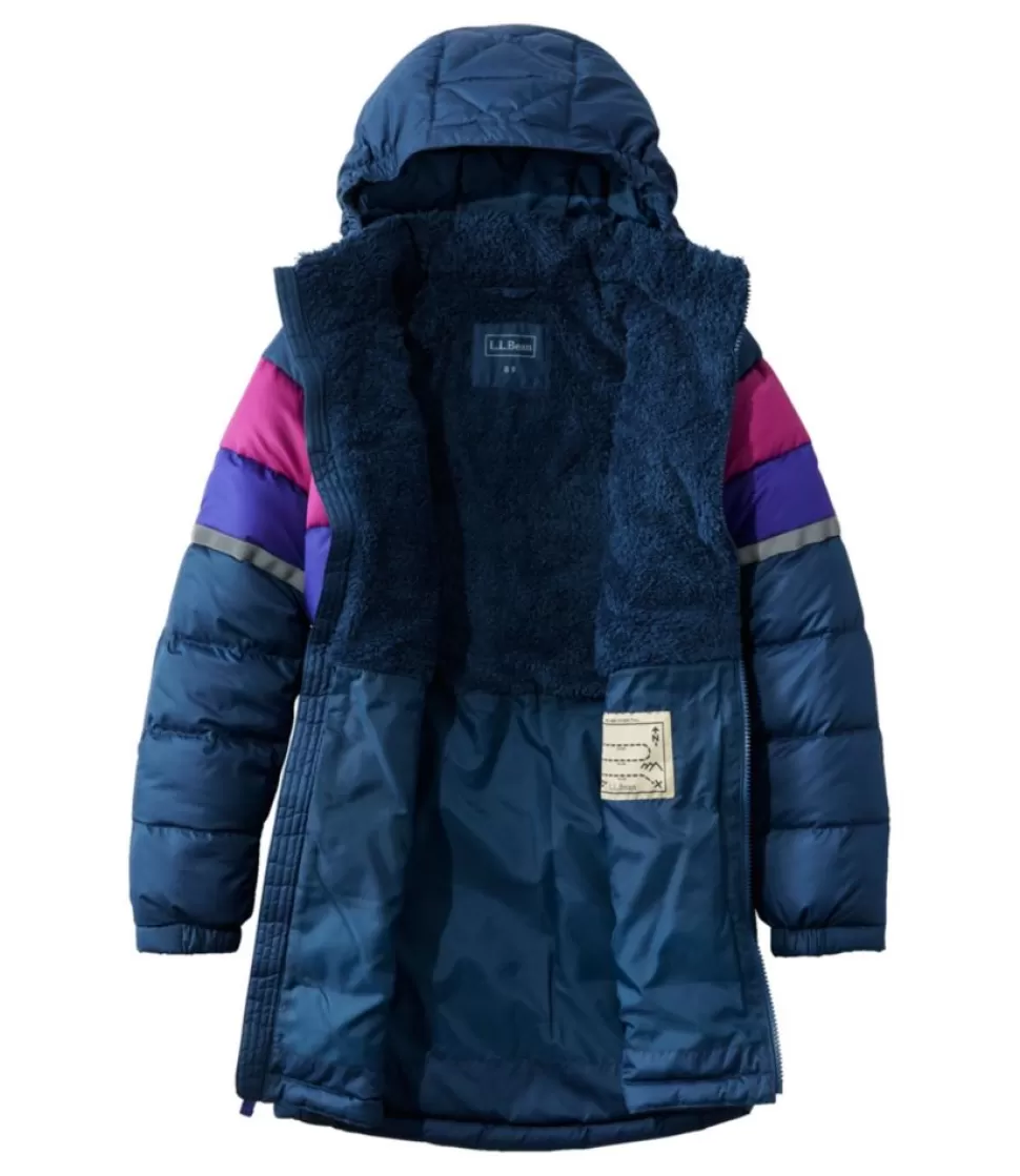 Outlet "Kids' Bean's Down Coat, Colorblock" Kids Jackets & Vests | Insulated Jackets