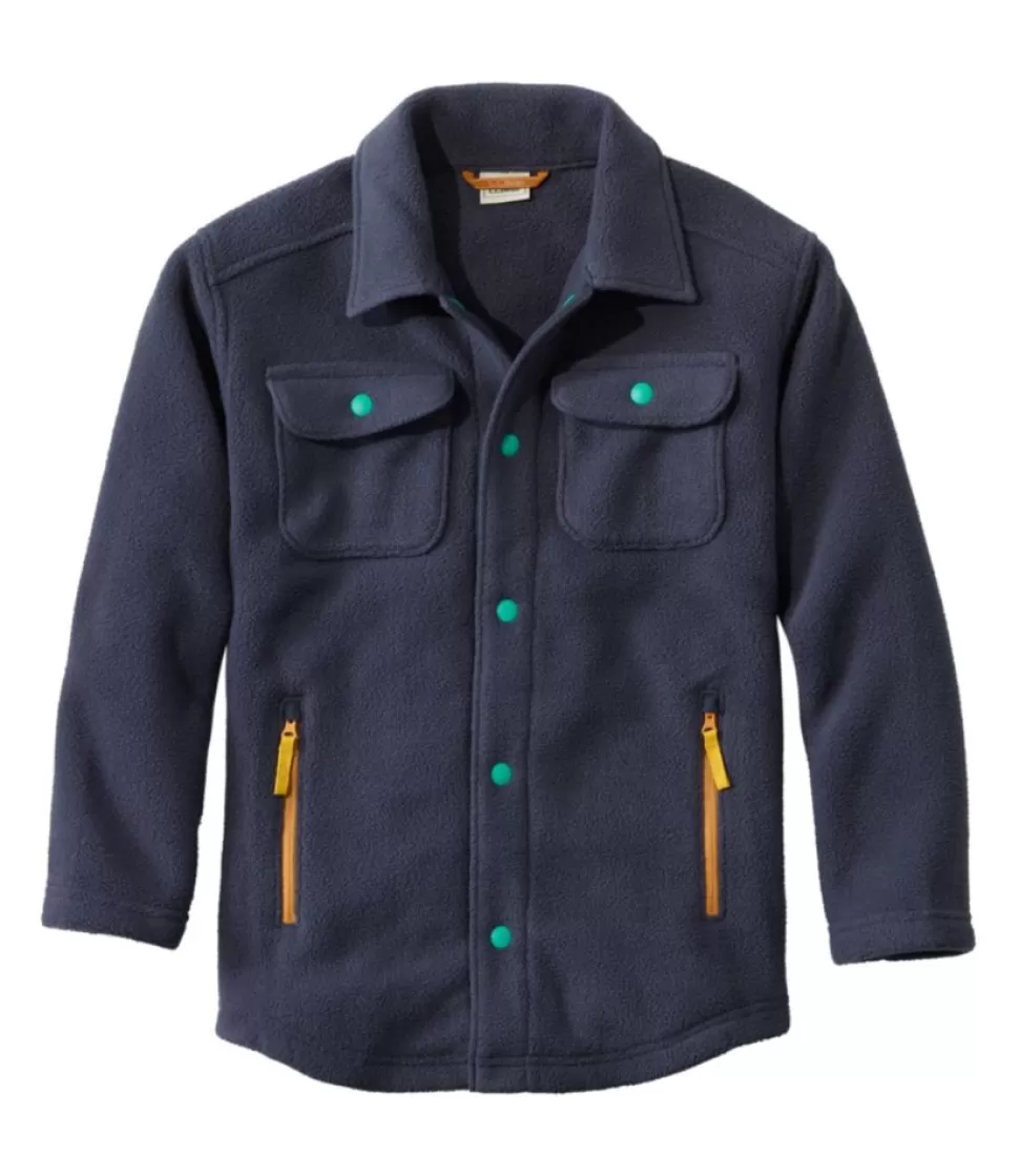 Store "Kids' Cozy Fleece Shirt Jacket" Kids Tops | Jackets & Vests