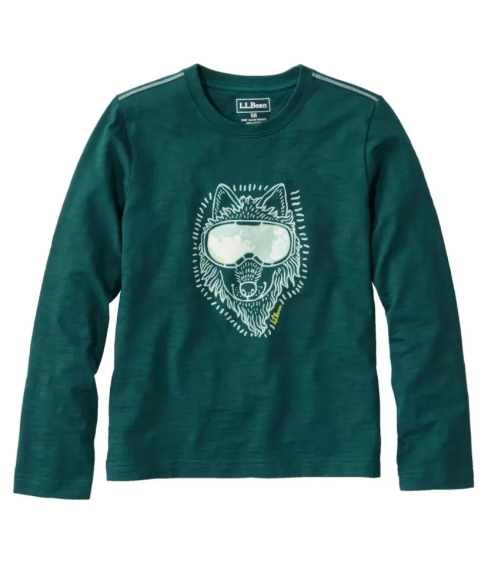 Flash Sale "Kids' Graphic Tee, Long-Sleeve Glow-in-the-Dark" Kids Tops