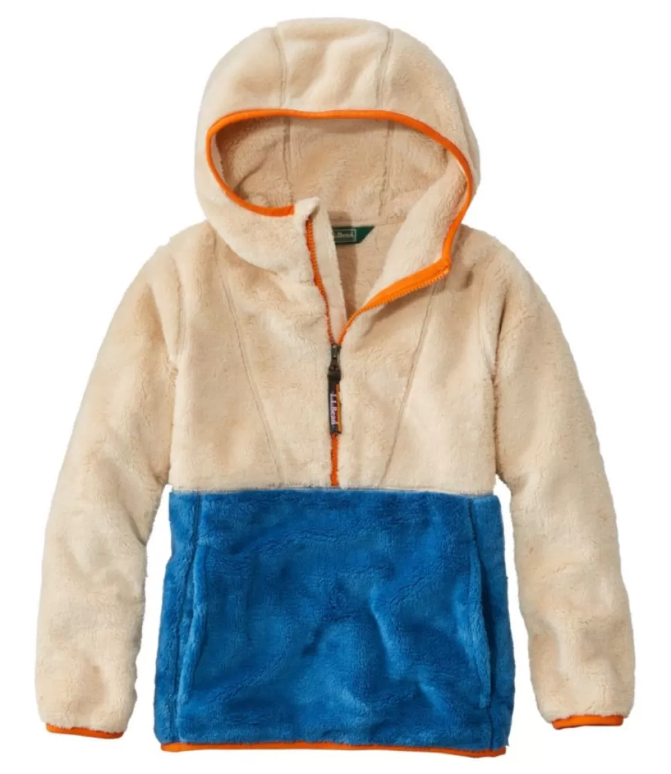 Cheap "Kids' Hi-Pile Fleece Hooded Pullover, Colorblock" Kids Tops | Jackets & Vests