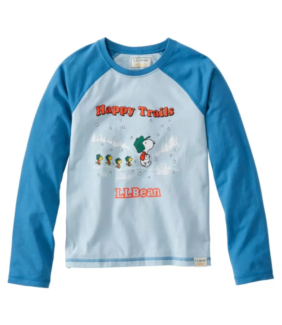 New "Kids' x Peanuts Long-Sleeve Baseball Tee" Kids Tops