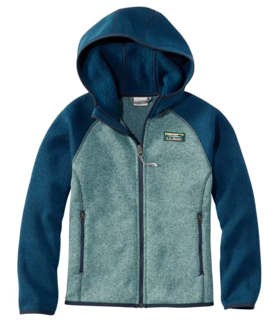Clearance "Kids' 's Sweater Fleece, Hooded Colorblock" Kids Tops | Jackets & Vests