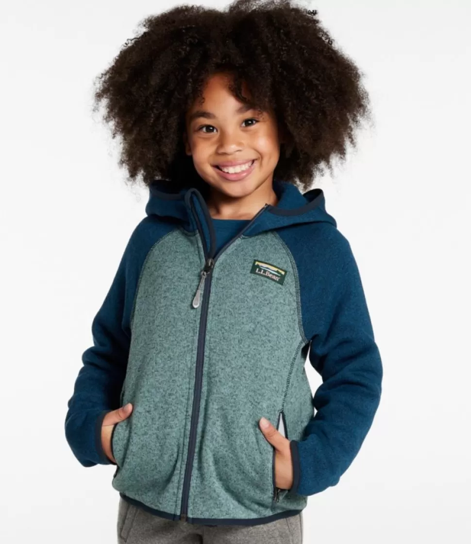 Clearance "Kids' 's Sweater Fleece, Hooded Colorblock" Kids Tops | Jackets & Vests