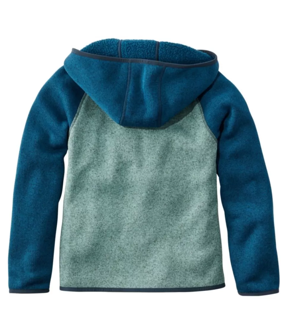 Clearance "Kids' 's Sweater Fleece, Hooded Colorblock" Kids Tops | Jackets & Vests