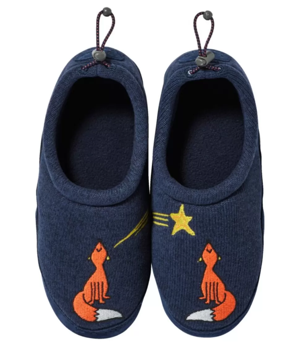 Fashion "Kids' Sweater Fleece Slippers, Motif" Kids Slippers