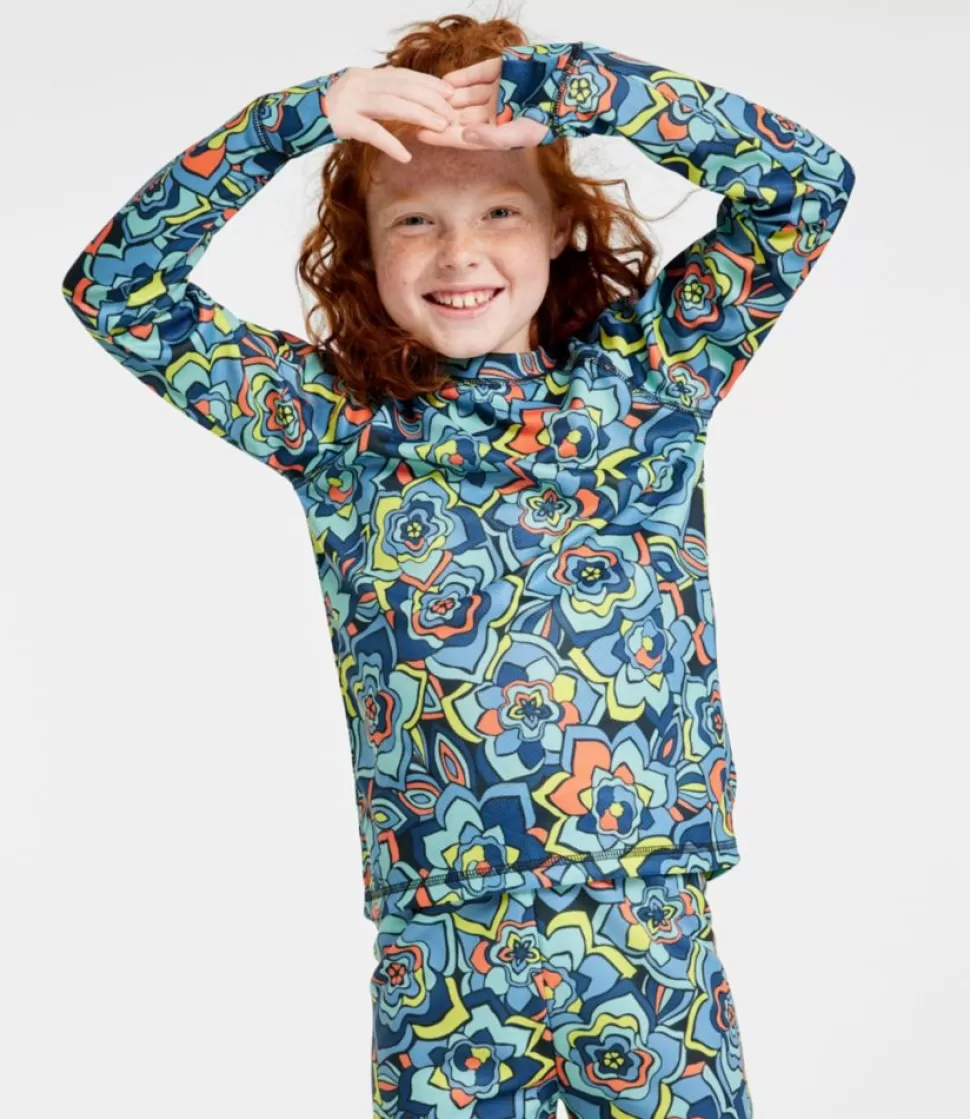 Fashion "Kids' Wicked Warm Midweight Long Underwear, Top Print" Kids Base Layers