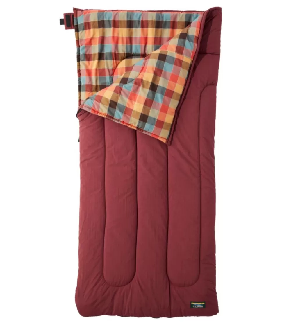 Fashion " Flannel Lined Camp Sleeping Bag, 40°" Camping & Hiking