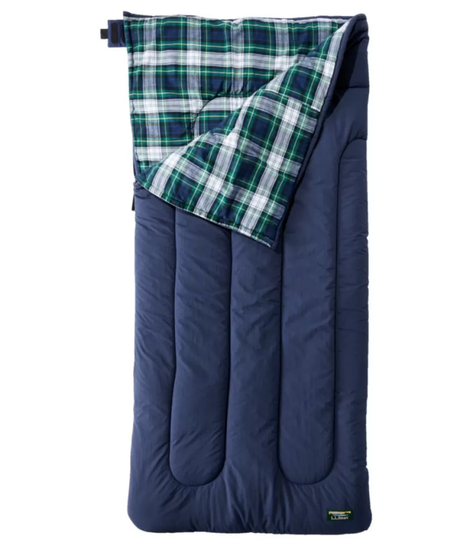 Best " Flannel Lined Camp Sleeping Bag, 0°" Camping & Hiking