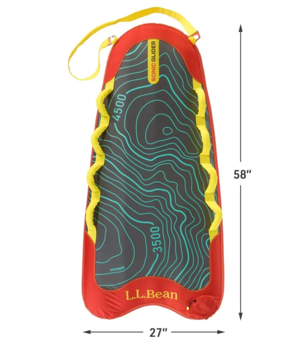 Fashion " Inflatable Sonic Glider Sled" Winter Sports | Games & Recreation