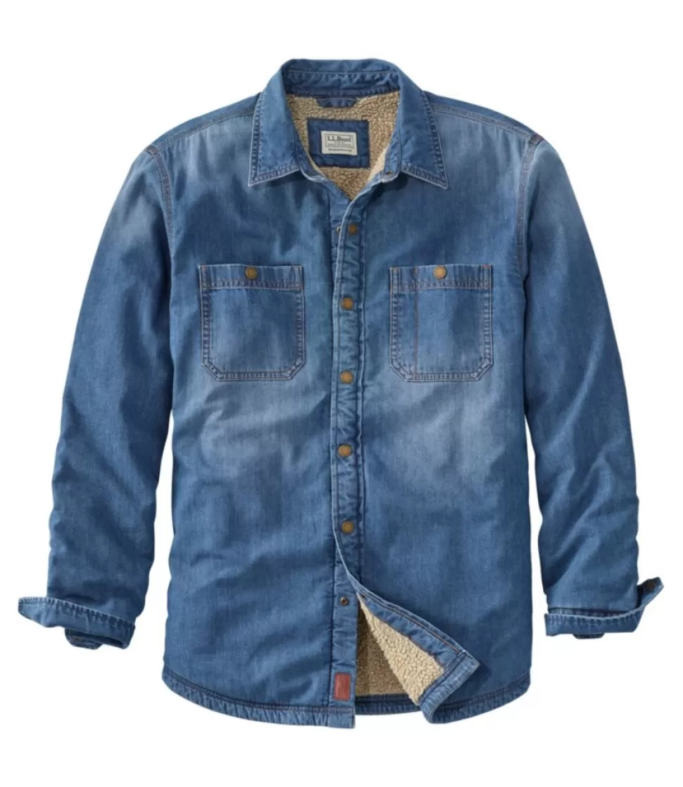 Cheap "Men's 1912 Heritage Lined Shirt Jac, Denim" Shirts