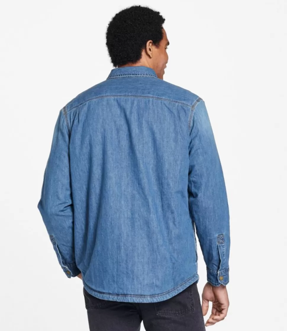 Cheap "Men's 1912 Heritage Lined Shirt Jac, Denim" Shirts