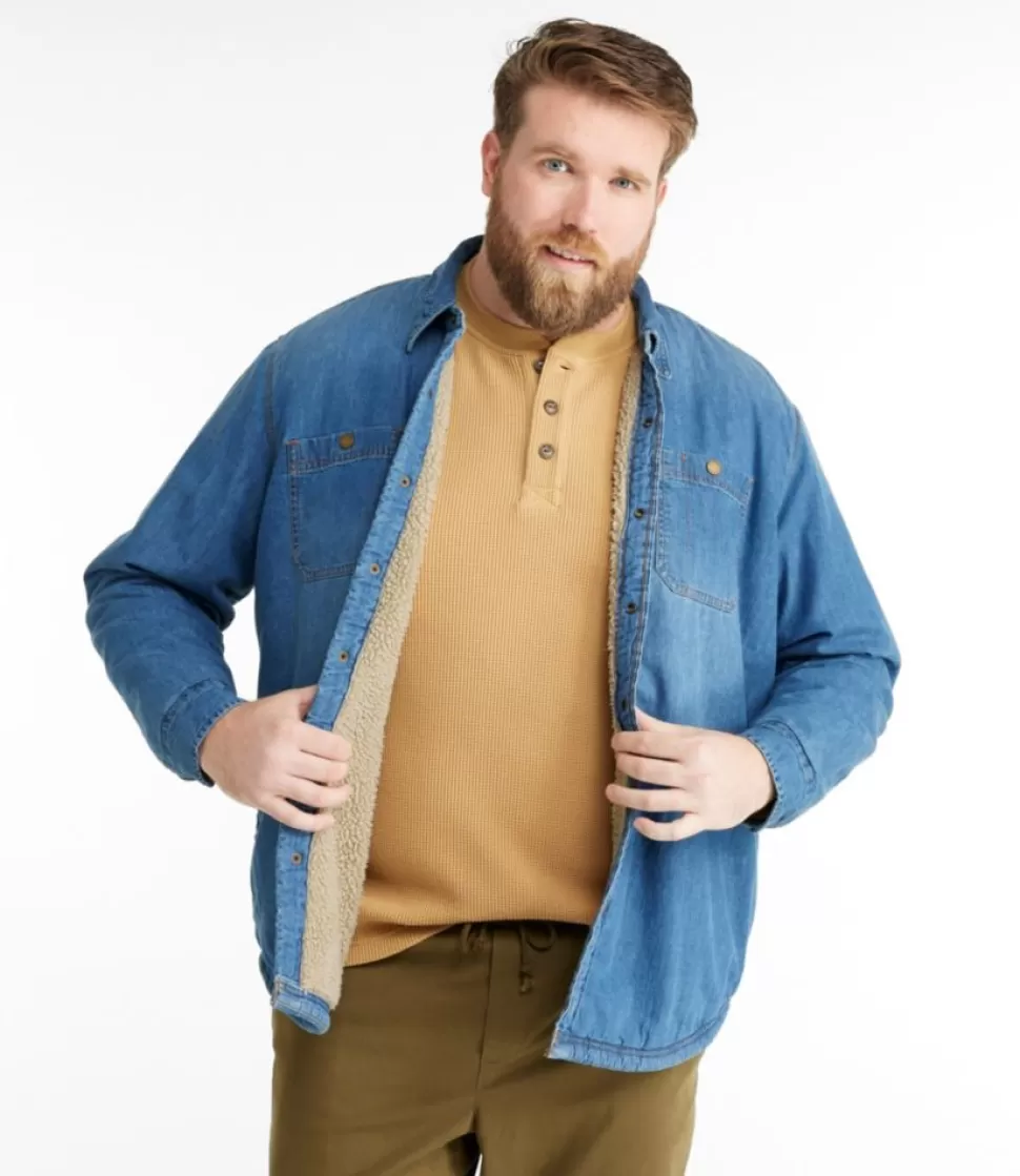 Cheap "Men's 1912 Heritage Lined Shirt Jac, Denim" Shirts