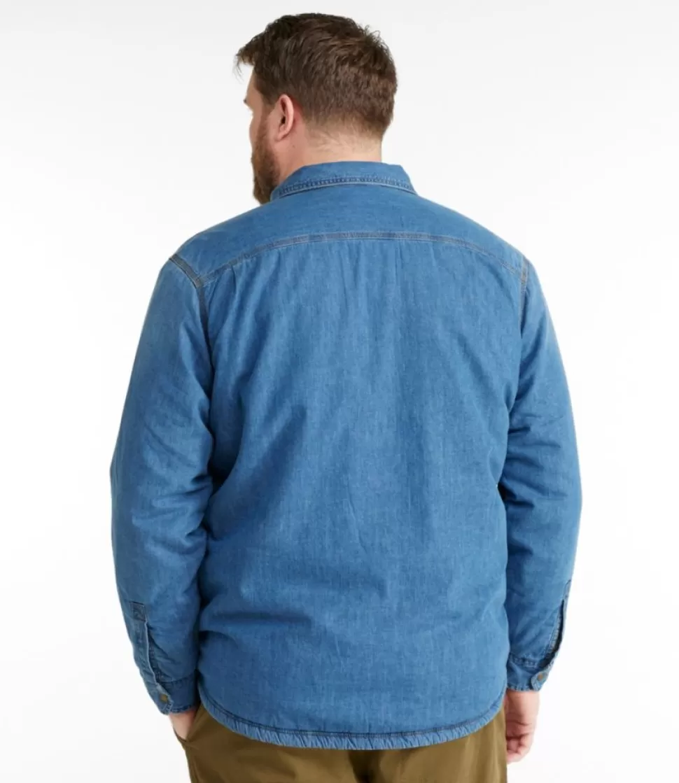 Cheap "Men's 1912 Heritage Lined Shirt Jac, Denim" Shirts