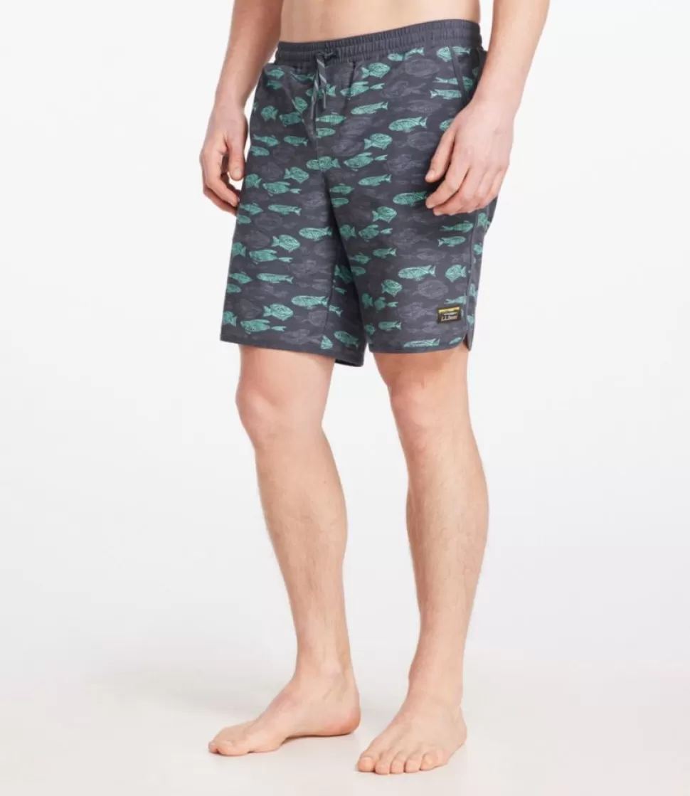 Cheap "Men's All-Adventure Swim Shorts, Print, 9"" Swimwear | Activewear