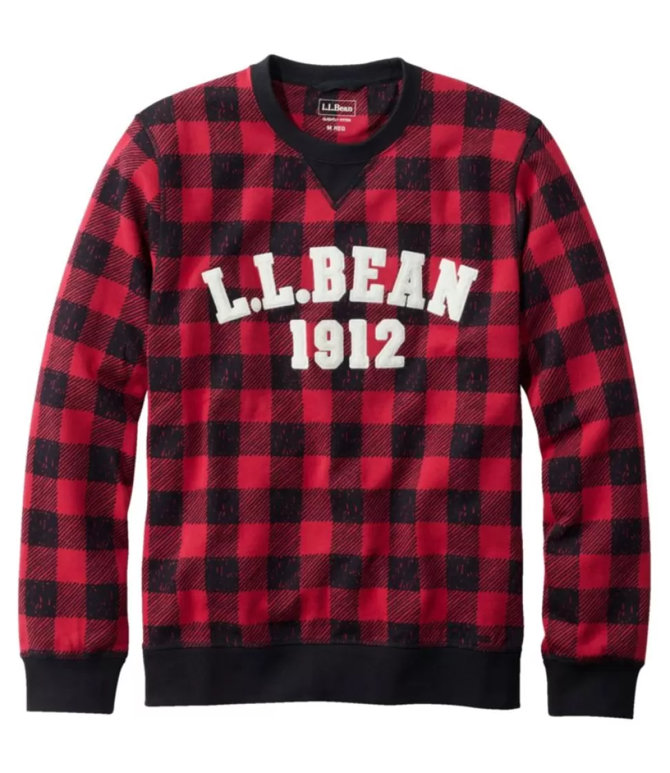 New "Men's Athletic Sweats, Classic Crewneck Sweatshirt, Print" Sweatshirts
