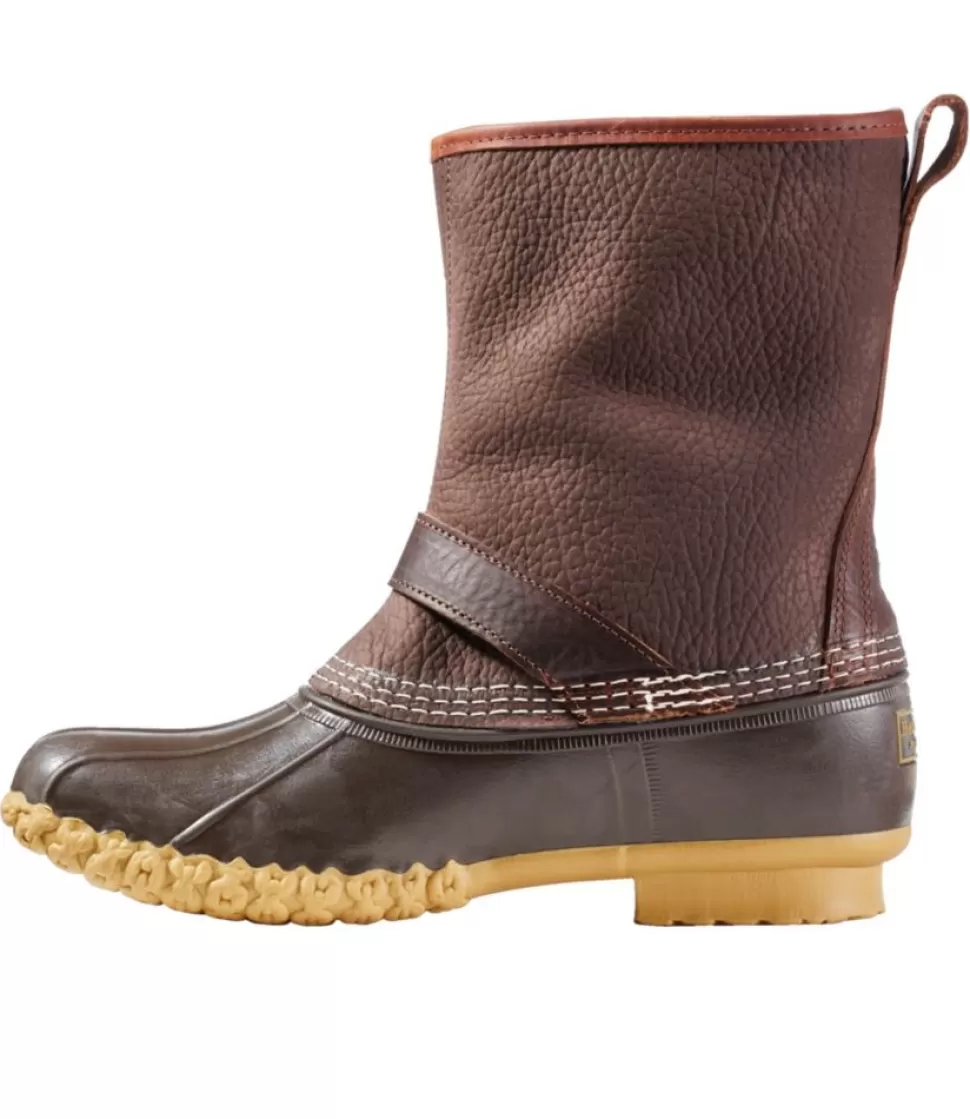 Discount "Men's Bean Boots, 10" Engineer Buckle Flannel-Lined" Boots