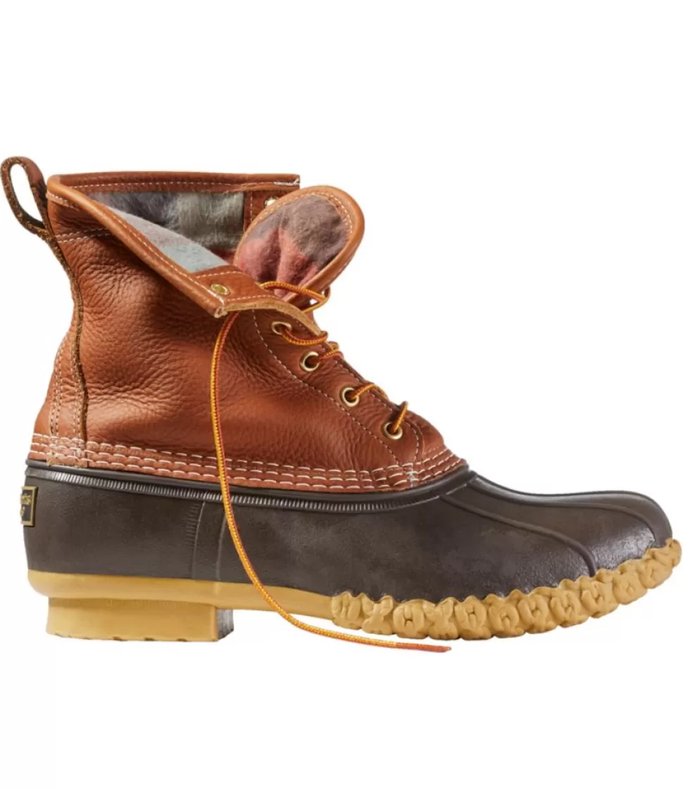 Best "Men's Bean Boots 8", Flannel-Lined Insulated" Boots