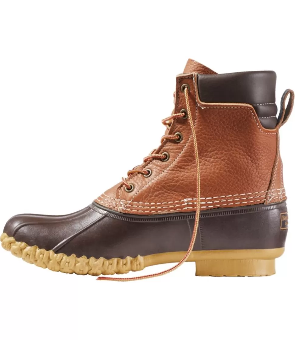 New "Men's Bean Boots, 8" Tumbled Leather" Boots