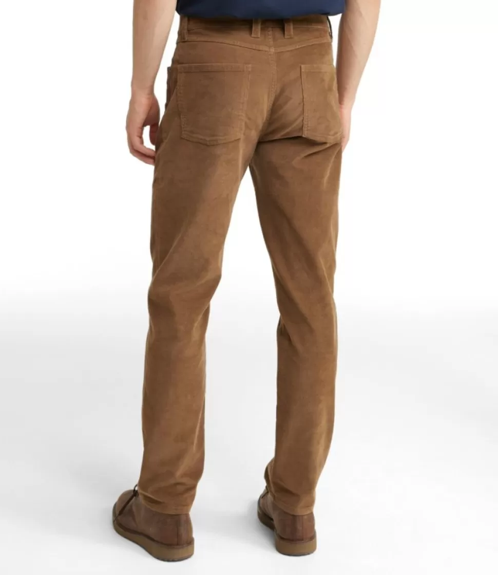 Hot "Men's BeanFlex® Corduroy Pants, Five-Pocket, Standard Fit, Straight Leg" Pants