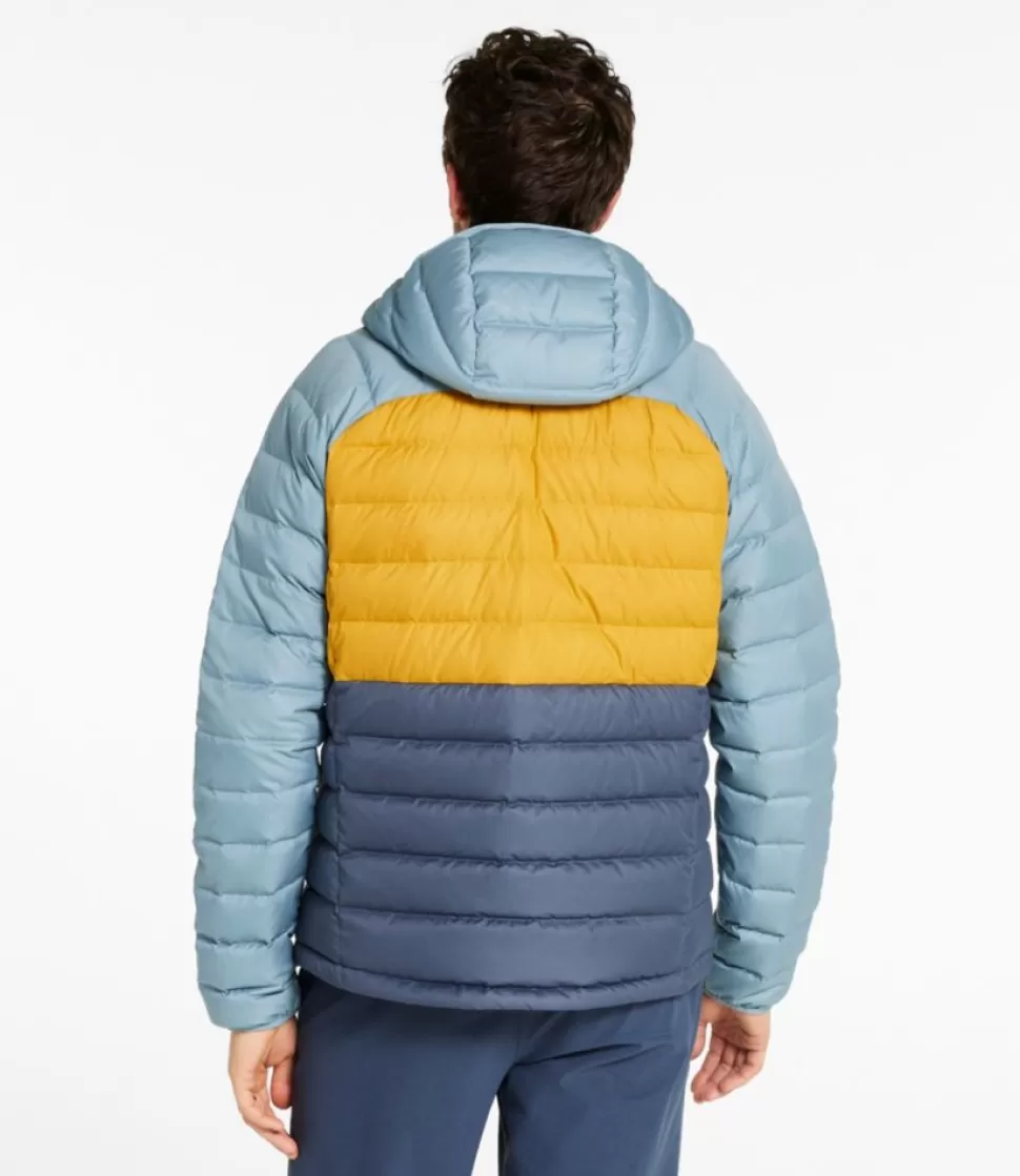 Online "Men's Bean's Down Hooded Jacket, Colorblock" Insulated Jackets