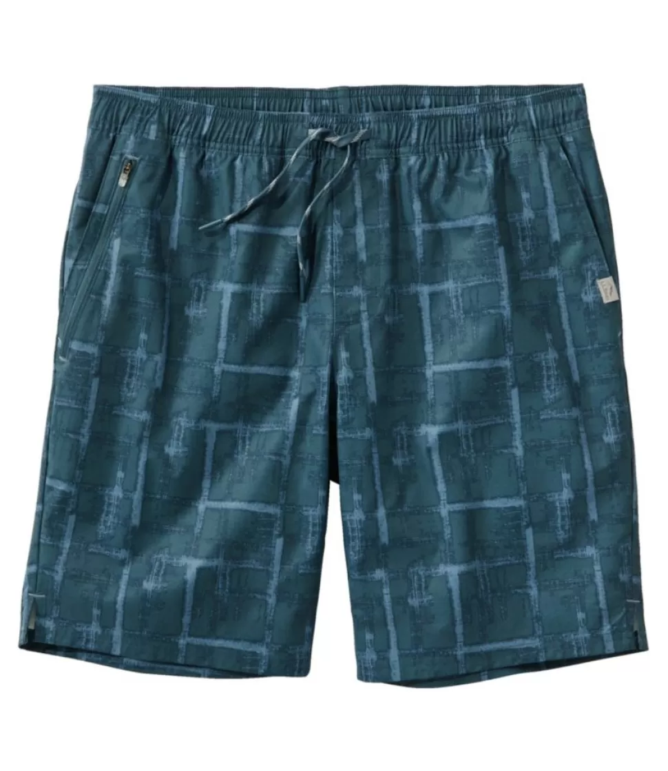 Cheap "Men's Bean's Multisport Shorts, Print, 9"" Shorts | Activewear