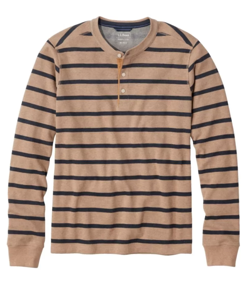 Discount "Men's Bean's Vintage Soft Knit Henley, Stripe" Shirts