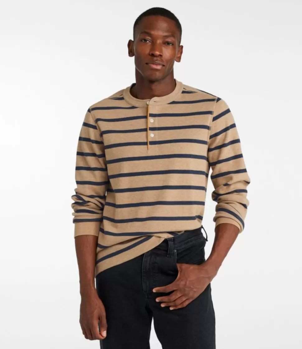 Discount "Men's Bean's Vintage Soft Knit Henley, Stripe" Shirts